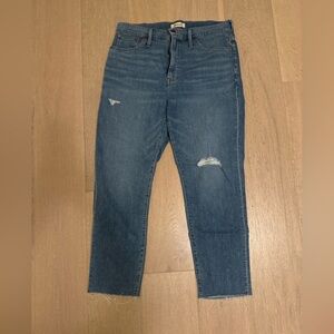 Madewell Curve Medium Wash Mom Jean
